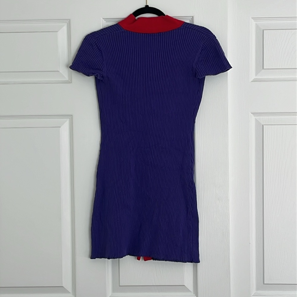 Delia’s Purple and Red Button-Up Mini Dress - Picture 5 of 5